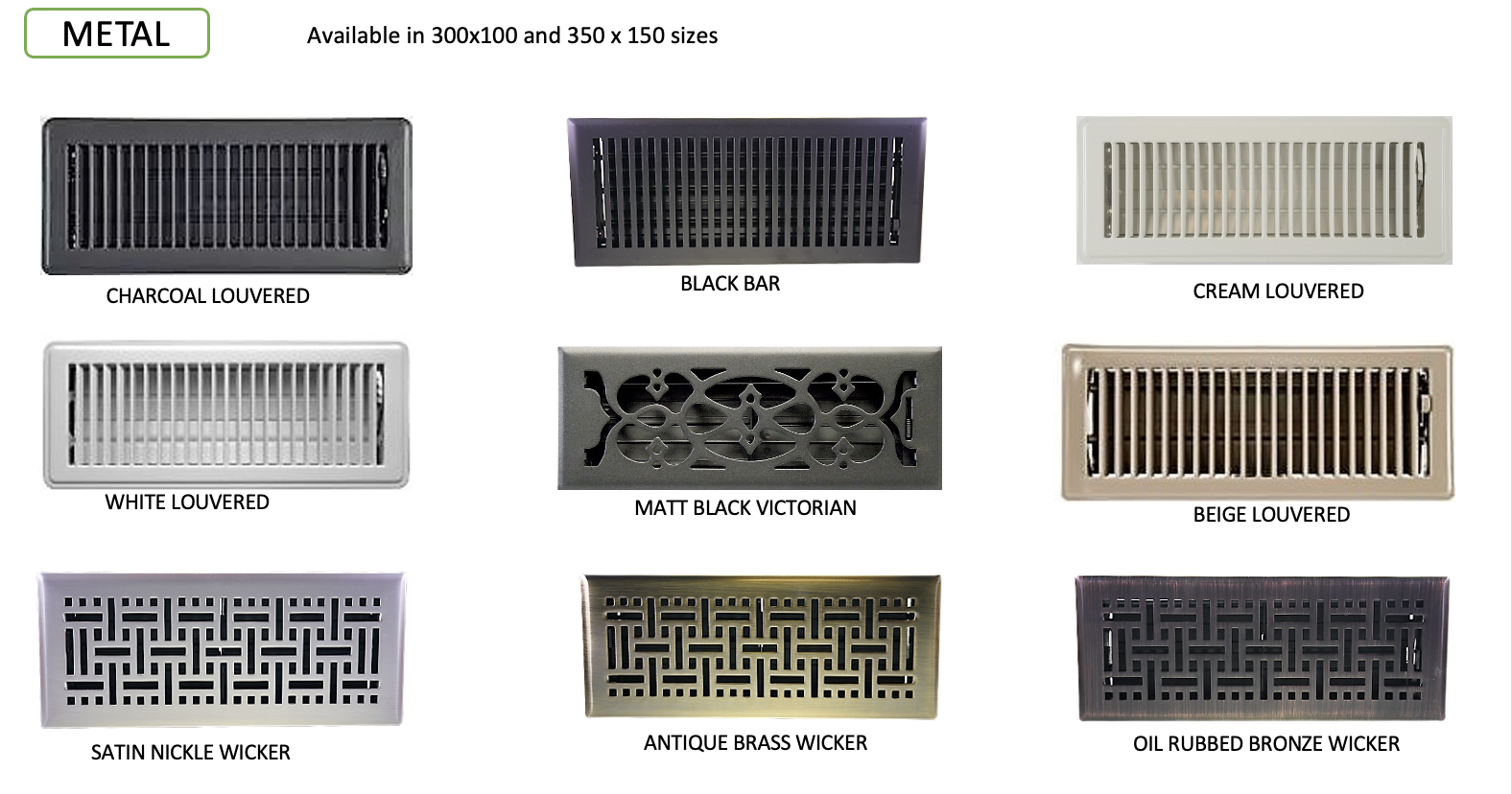 FLOOR GRILLES