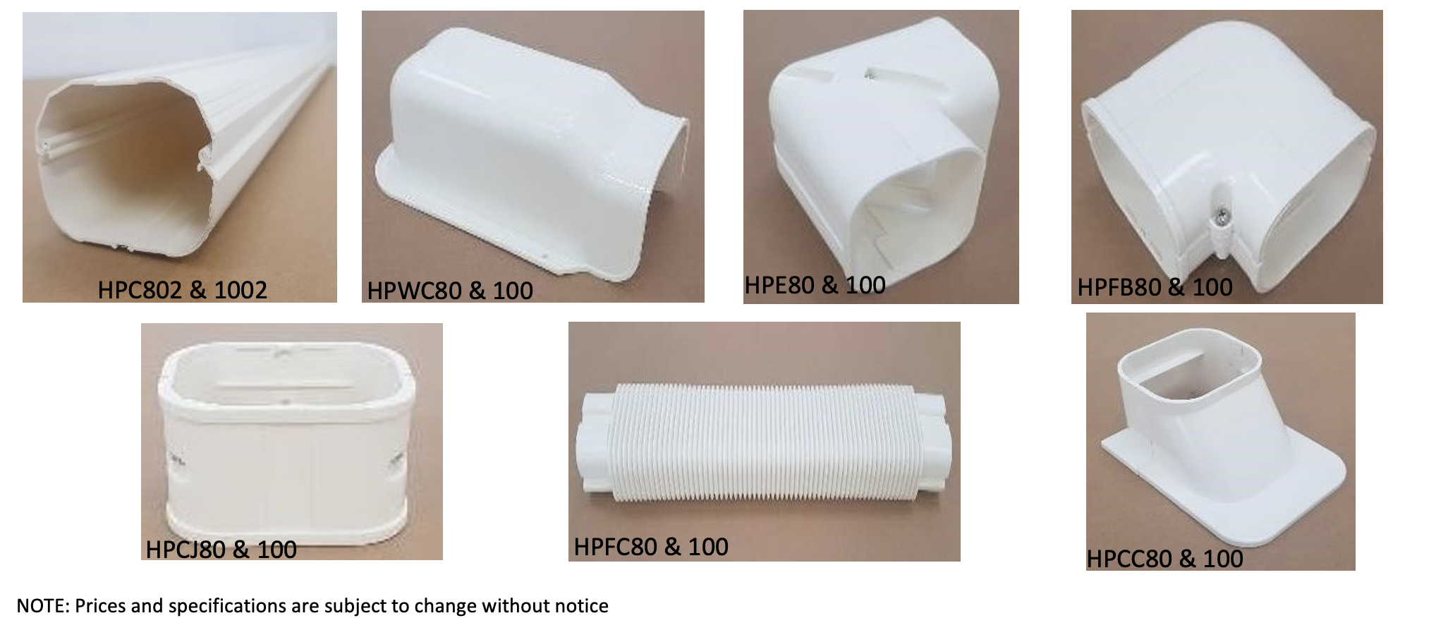 80mm & 100mm Capping NZ HVAC Supplies LTD
